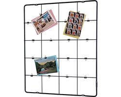 PUHLMANN - frame, foto / memory, 21 clips, MEMORY FRAME COMPACT, 7 mm staal, zwart