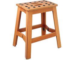 PUHLMANN - inklapbare kruk, JAMES, hout, 41 cm hoog, max 150 kilo