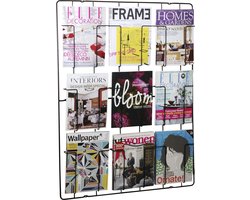Puhlmann Tijdschriftenrek Frame 9 - Zwart - Metaal