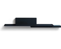 Puik Design - Duplex design wandplank – Modulaire metalen wandplank – Omkeerbare wandplank – Ontwerp van Frederik Roijé - Donkerblauw