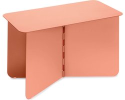 Puik Design - Hinge - Bijzettafel - Salontafel - koffietafel - Groot - Roze - Metaal - Industrieel - Design