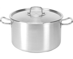 Pujadas Kookpan middel 31,4 ltr roestvrijstaal