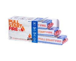 Pull Start Fire - Vuurstarter - Wind- en Regenbestendig - Brandt 30 Minuten - Set van 3