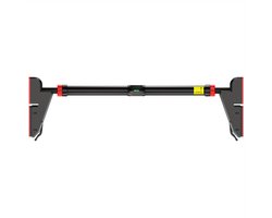pull up bar-Deurkozijn-optrekker zonder boren-Driehoekige antislipvoet-Verstelbare maat 76-95 cm-+ Waterpas voor Optrekken Bovenlichaam Oefeningen- Comfortabele greep- vergrendelingsmechanisme.