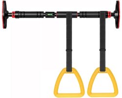Pull-up Bar - Fitness Rek - Kracht Training - Zonder Boren - 70-96cm - Zwart