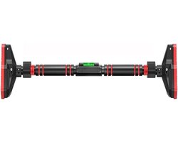 Pull-Up Bar - Fitness Rek - Kracht Training - Zonder Boren - 78-98CM - Zwart