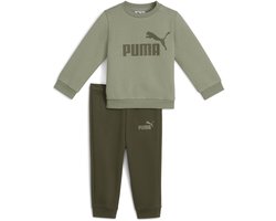 PUMA MINICATS ESS Crew Set FL INF Unisex Trainingspak - Lux Army