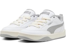 PUMA Park Lifestyle Unisex Sneakers - PUMA White-Smokey Gray-Sugared Almond