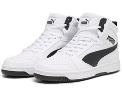 PUMA Rebound v6 Unisex Sneakers - Wit/Zwart - Maat 40