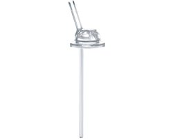 Pura silicone Rietje Kiddo + Reinigingsborsteltje - Past op Pura flessen (325 & 550ml) - Morsbestendig - BPA-vrij