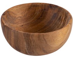 Pure Acacia Wood Aardewerk Schaaltje | Kommetje | Tapasschaaltje | Klein Schaaltje | Servies Schaaltje | Woonaccessoire 8x3.5 cm