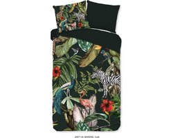 Pure dekbedovertrek jungle print - 1 persoons 140x200/220 cm - Multi - Microvezel