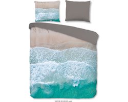 Pure dekbedovertrek strand/ zee - 2 persoons (200x200/220 cm) - Multi - Microvezel