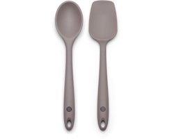 Pure KitchenTools set Lepel + Spatel Taupe