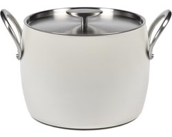 PURE KOOKPOT ANTI-KLEEF FORGED ALU SERENE WHITE D22 CM - 7,5L