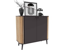 Pure ladekast grijs Artisan Oak NB - 40x92x88cm