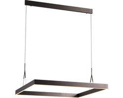 PURE LED pendel vierkant 90x90 42W wit