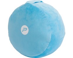 Pure2Improve - Yoga meditatie kussen - dia 33 cm - blauw - yoga kussen - meditatiekussen