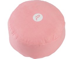 Pure2Improve - Yoga meditatie kussen - dia 33 cm - roze - yoga kussen - meditatiekussen