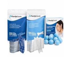 PurelyGoods® Anti Snurk Set - Mondtape - Neusstrips - Slaapoordoppen