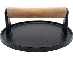 Purepeak Hamburgerpers - Smash Burger Press geschikt tot 230°C - Ø 17.5 cm - BBQ accessoires - BBQ Gereedschap