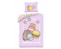 Pusheen Dekbedovertrek 140x200 cm Microvezel met Kussensloop 70x90 cm