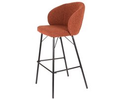 Puur - Cecile barkruk - terracotta