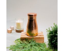 Puur Koperen Karaf Gehamerd - 1 liter
