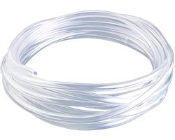 PVC slang - 2 m - waterslang - luchtslang - flexibele pvc-slang - 4 mm ID x 6 mm OD - tuinaccessoires - slang voor vochttransport