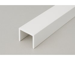 PVC U-Profiel 20x20x20mm 2m