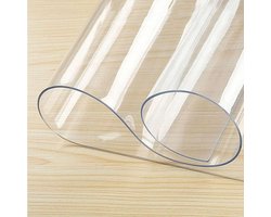 PVC vloermat met ruw oppervlak, 80x70 cm, transparant