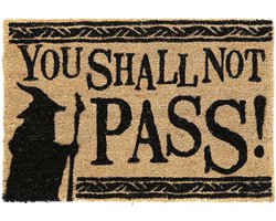Pyramid International The Lord Of The Rings - You Shall Not Pass 40 x 60 cm Deurmat - Bruin