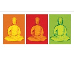 Pyramid Poster - Buddha Pop - 50 X 100 Cm - Multicolor