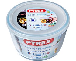 Pyrex - Cook & Freeze Schaal Rond 15 x 10cm - Transparant