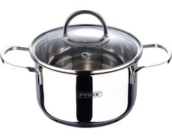Pyrex Kookpan met Deksel - Ø16 cm - 1.7L - Inductie
