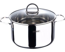 Pyrex Kookpan met Deksel - Ø24 cm - 5.7L - Inductie