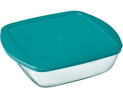 Pyrex - Pyrex Cook en Store - 1L Vierkant met Deksel