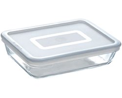 Pyrex rechthoekige schaal 1,5 L – Cook & Freeze met vershouddeksel