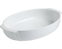 Pyrex - Signature Ovenschaal Ovaal 25 x 18 cm - Wit - Keramiek