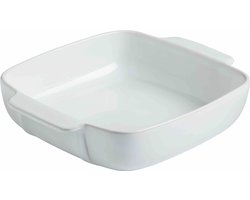 Pyrex Signature Ovenschaal Vierkant - Keramiek - 22x22 cm - Wit