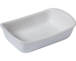 Pyrex - Supreme Ovenschaal Rechthoek 1,4 liter - Wit - Keramiek