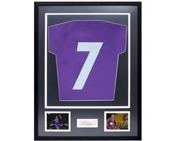 Q-Living Wissellijst Aluminium - Inlijsten Voetbal Shirt - 60x80 CM - Zwart - Diepe lijst - 3D Box Frame - Shirt Inlijsten In Fotolijst - 3 Kaders