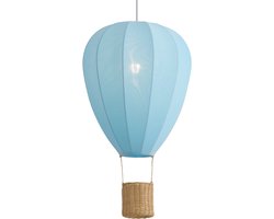 QAZQA airballoon - Voor kinderen Hanglamp - 1 lichts - Ø 38 cm - Blauw - Kinderkamer