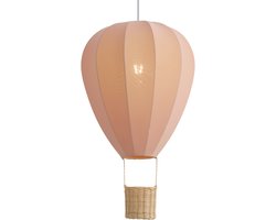 QAZQA airballoon - Voor kinderen Hanglamp - 1 lichts - Ø 38 cm - Roze - Kinderkamer