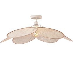 QAZQA aisha - Japandi Plafondlamp - 1 lichts - L 80 cm - Crème - Woonkamer | Slaapkamer | Keuken