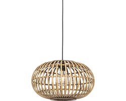 QAZQA amira - Oosterse Hanglamp - 1 lichts - Ø 44 cm - Naturel - Woonkamer | Slaapkamer | Keuken