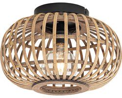 QAZQA amira - Oosterse Plafondlamp - 1 lichts - Ø 32 cm - Naturel - Woonkamer | Slaapkamer | Keuken
