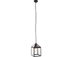 QAZQA amsterdam - Landelijke LED Smart Hanglamp incl. wifi voor buiten - 1 lichts - L 21 cm - Zwart - Buitenverlichting