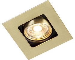 QAZQA artemis - Design LED Smart Inbouwspot incl. wifi - 1 lichts - L 100 mm - Goud/messing - Woonkamer | Slaapkamer | Keuken