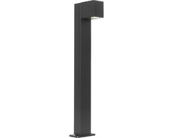 QAZQA baleno - Industriele Staande Buitenlamp | Staande Lamp voor buiten - 1 lichts - H 65 cm - Zwart - Industrieel - Buitenverlichting